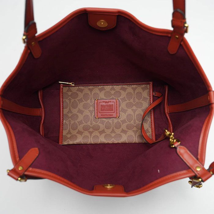 Сумка "Co*сh" Эко кожа (32/40/27см)