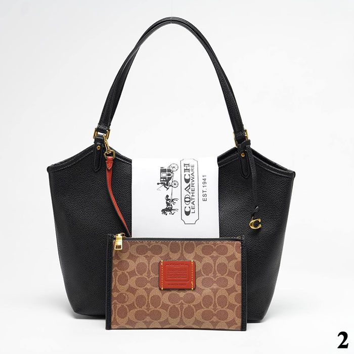 Сумка "Co*сh" Эко кожа (32/40/27см)