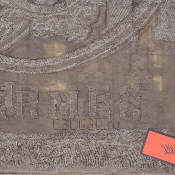  Летний палантин Hermes (Светло-коричневый)