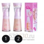 Тональный крем для лица   Seven Girl "Flower Perfection"c cпонжем