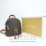 Рюкзак M*chael K*rs Канва натуральная+кожа