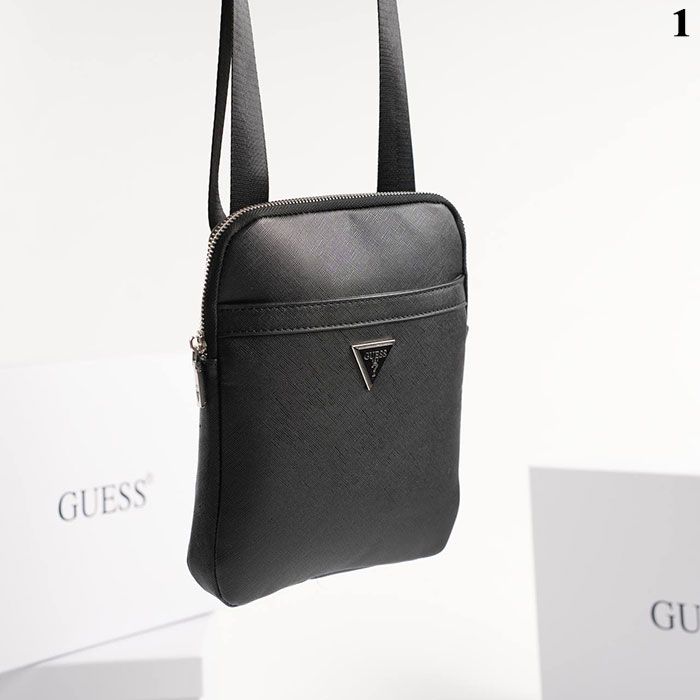 Сумка мужская "Gues*" Эко кожа ЛЮКС (24/20см)