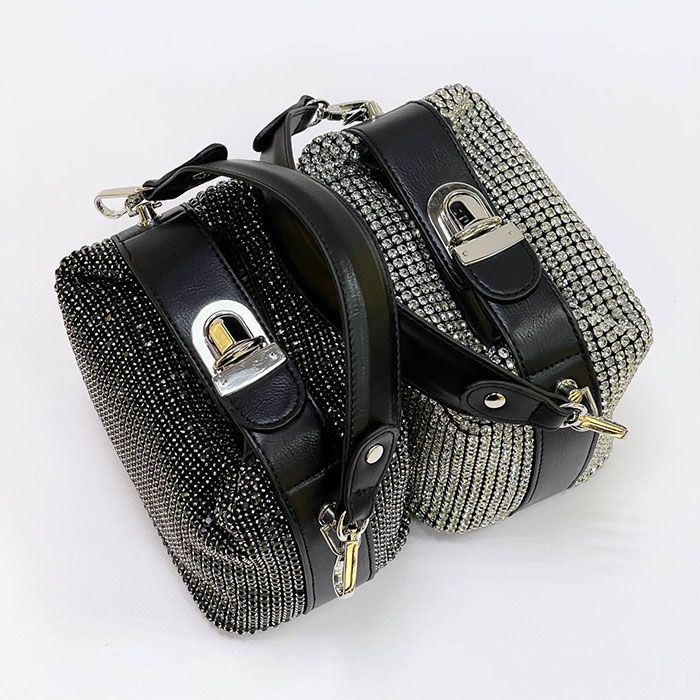 Сумка "Al*xander Wa*g" Натуральная кожа+стекло ЛЮКС (17/11 см)