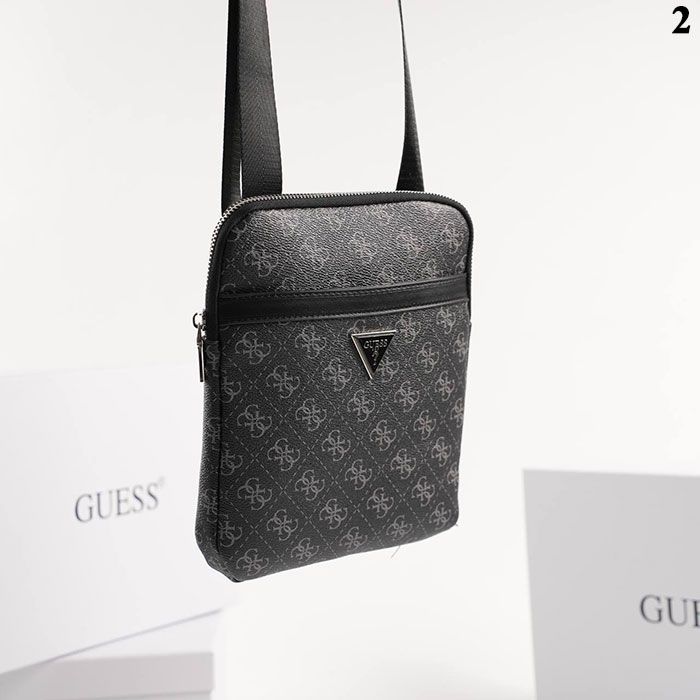 Сумка мужская "Gues*" Эко кожа ЛЮКС (24/20см)