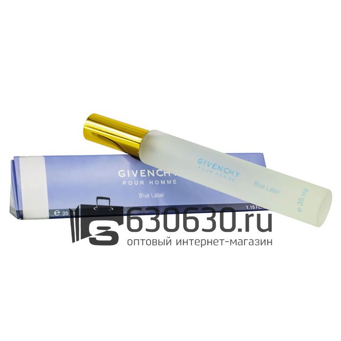 Мини парфюм Givenchy "Pour Homme Blue Label edt" 35 ml (треугольник)