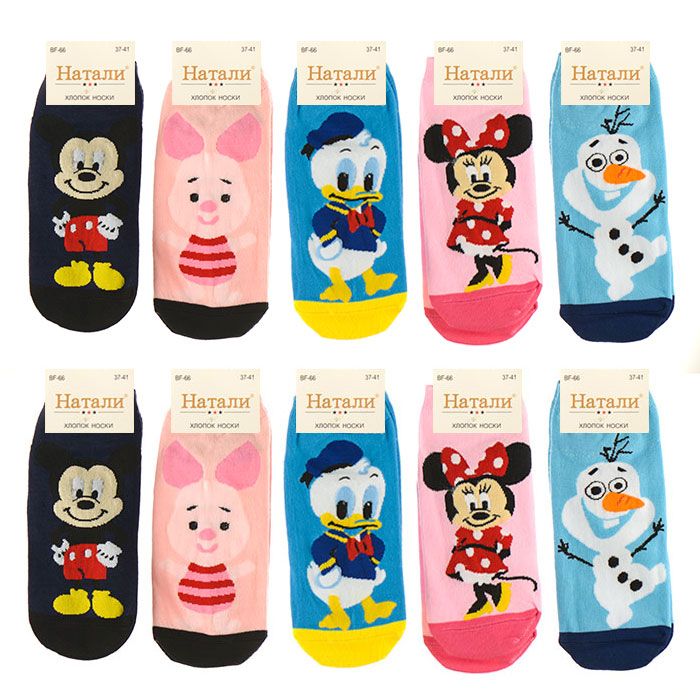 Носки "Дисней" 10 пар (размер 37-41)