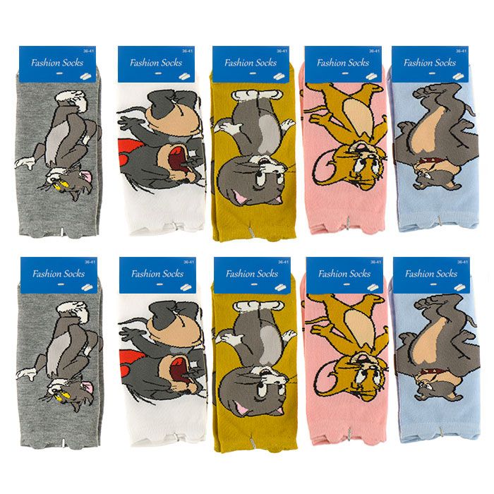 Носки Fashion Socks "Том и Джерри" 10 пар (размер 36-41)