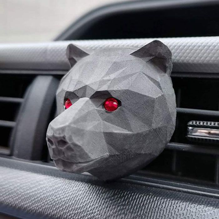 Меловой автопарфюм на дефлектор Medori "Crazy Wild Magnetic" 3D