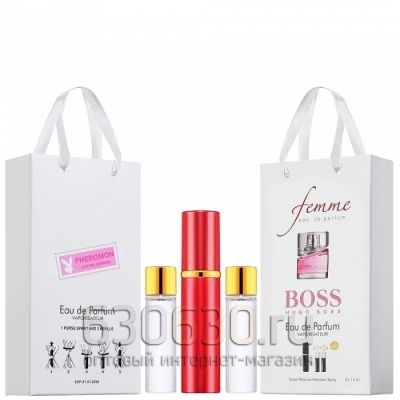 Travel Pheromon Hugo Boss "Femme Eau De Parfum" 3x15 ml