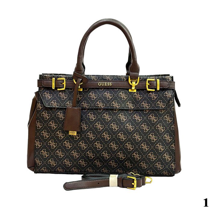 Сумка "Gues*" Эко кожа ЛЮКС (36/24см)