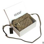 Сумка двойная (2в1) "Gues*" Эко кожа ЛЮКС (24/14см)