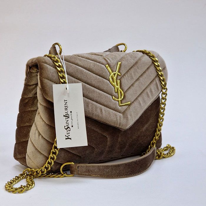 Сумка Y*es Sa*nt La*rent Велюр (22/17см)