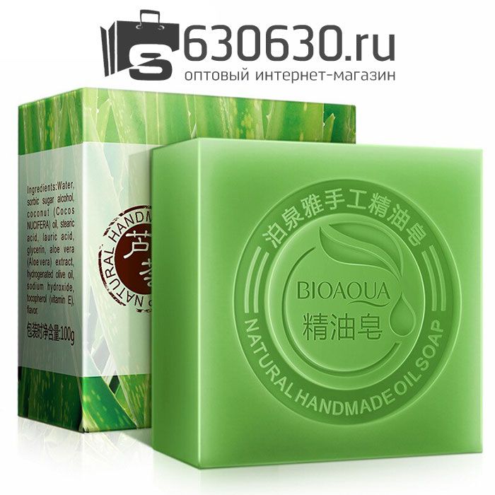Натуральное мыло с экстрактом алоэ Bioaqua