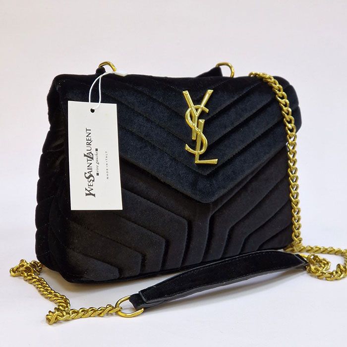 Сумка Y*es Sa*nt La*rent Велюр (22/17см)