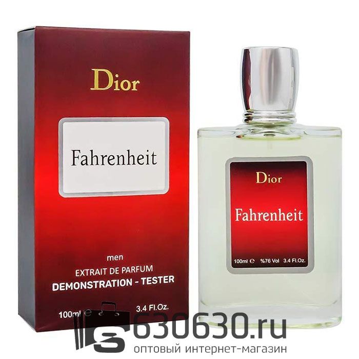 Tester Color Box Christian Dior "Fahrenheit" 100 ml