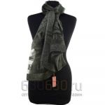  Летний палантин Hermes (болотно-зеленый)