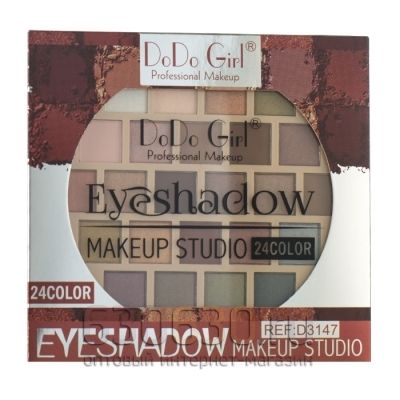 Тени для век DoDo Girl Eyeshadow Studio, 24 оттенка