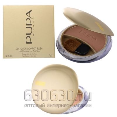 Румяна для лица Pupa "Silk Touch Compact Blush Aloe Vera" 7 g