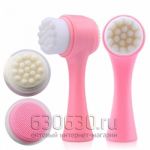 Щетка для умывания 3D Double-Sided (силиконовая)