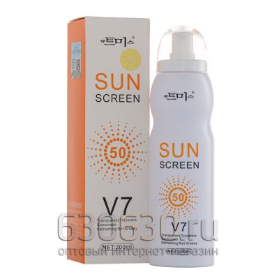 Солнцезащитный спрей Sun Screen SPF 50 V7 200 ml