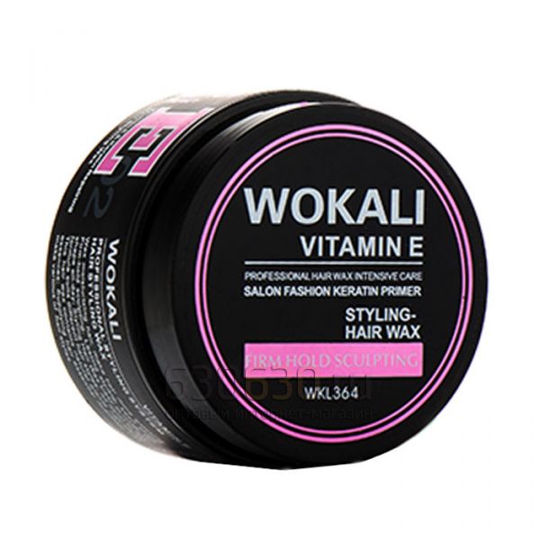 Wax для волос восстанавливающая Wokali Vitamin E "Firm Hold Sculpting" 150g