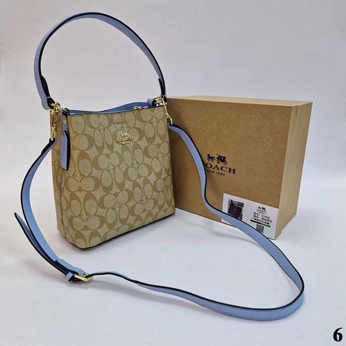 Сумка "Coa*h" Эко-кожа (22/20см)