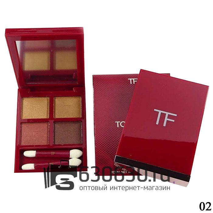 Тени для век 4-ех цветные Tom Ford 8шт.