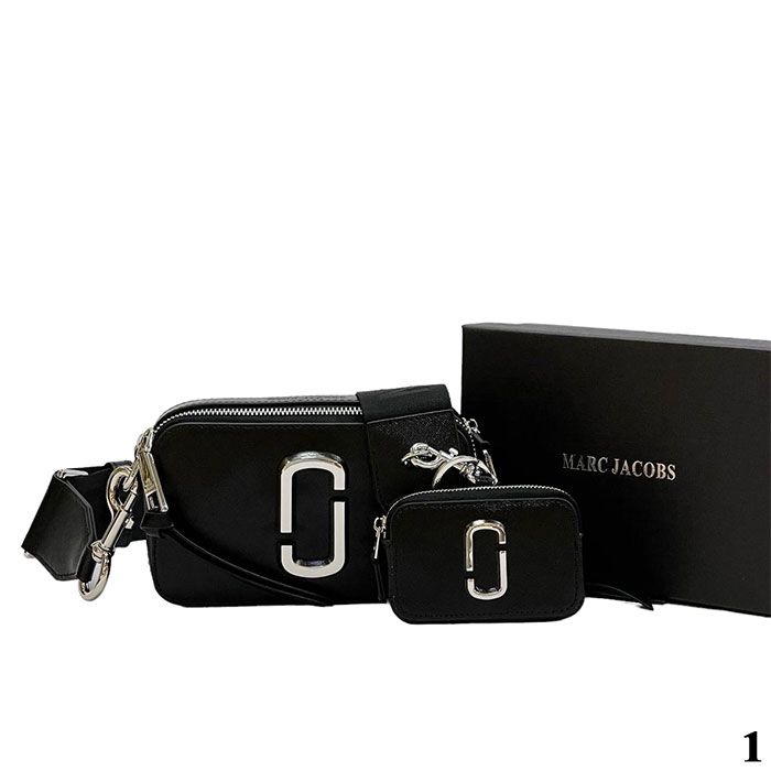 Сумка 2 в 1 "M*rc Jaс*bs" Натуральная кожа ЛЮКС (18/11см)