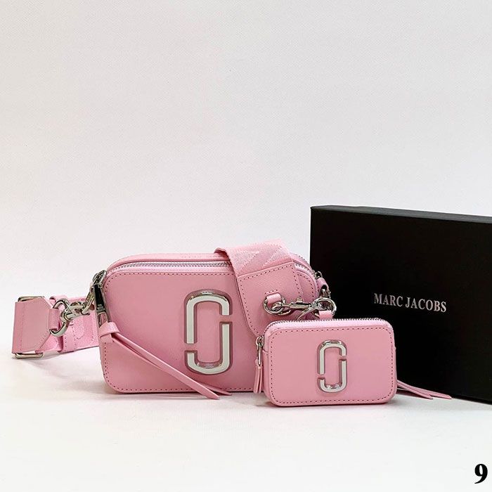 Сумка 2 в 1 "M*rc Jaс*bs" Натуральная кожа ЛЮКС (18/11см)