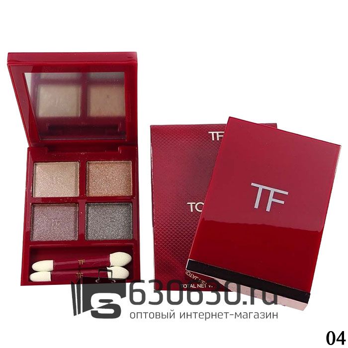 Тени для век 4-ех цветные Tom Ford 8шт.