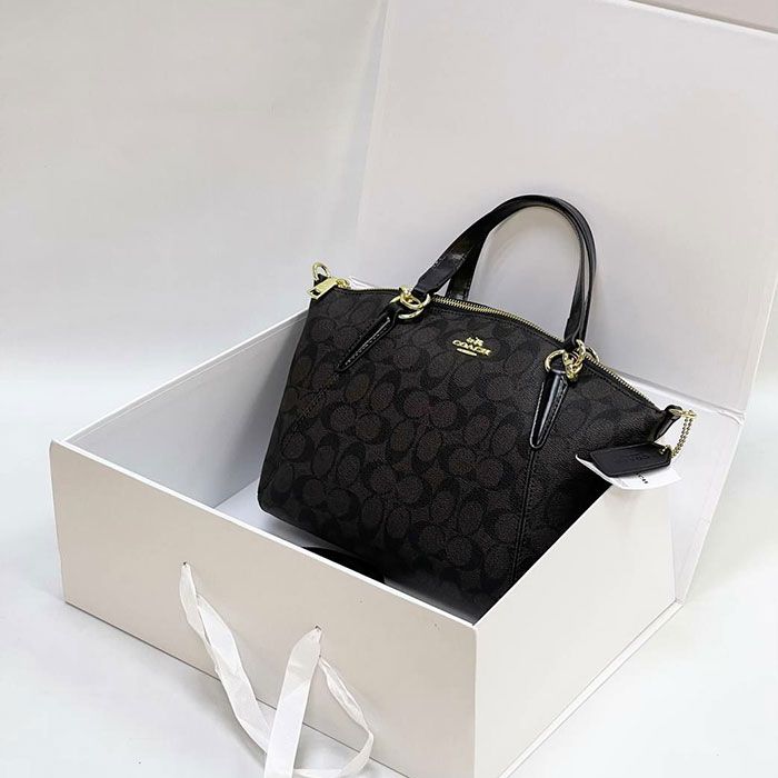 Сумка "Co*ch" Натуральная кожа ЛЮКС (26/22/33 см)