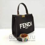 Сумка Fe*di  тканевая + эко кожа