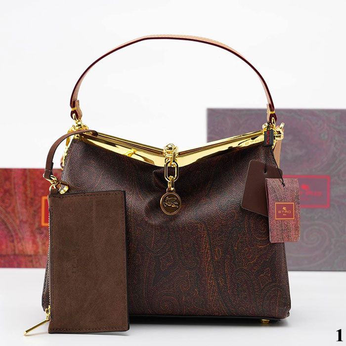 Сумка "E*RO" Канва + Эко кожа ЛЮКС (27/20см)