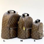 Рюкзак Lo*is Vu*tton Натуральная кожа+Канва ЛЮКС (размеры в ассортименте)