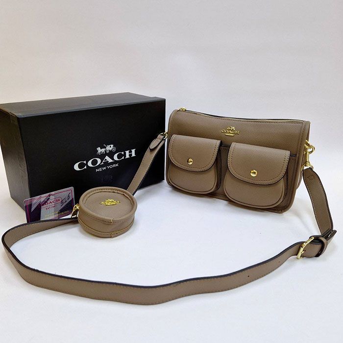 Сумка "Co*ch" Эко-кожа (27/18см)