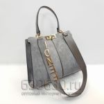 Сумка Fe*di  Бархатная + Эко кожа