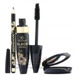 Набор для глаз 3в1 Dermacol "Mascara+Eyebrow+Velvet Powder" 10g+0.12g+10g
