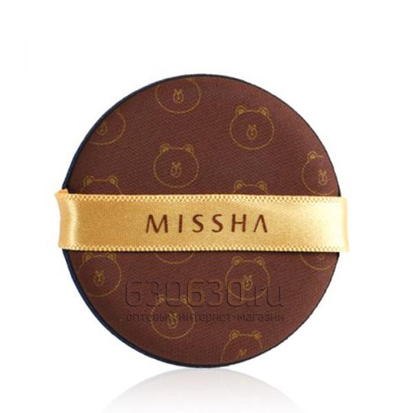 Тональная маскирующая основа-кушон Missha "Magic Cushion Moisture SPF 50+ PA+++" (Мишка) 15g+15g