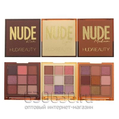 Тени для век HUDA BEAUTY Nude Obsessions 9 colors