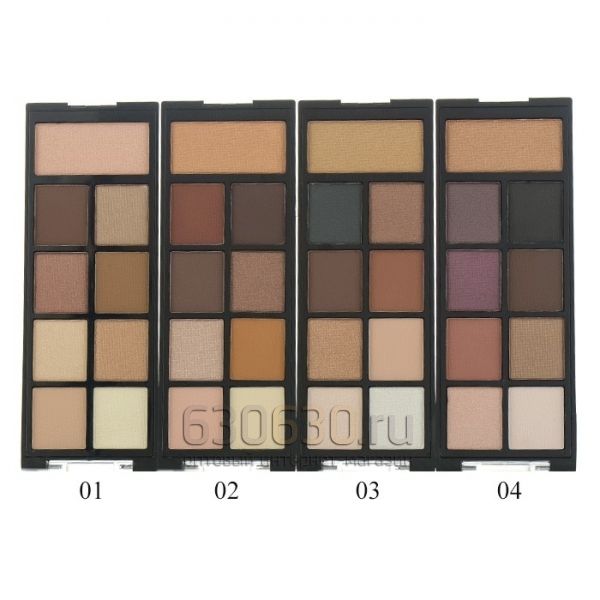 Тени для век + хайлайтер DoDo Girl 2 in 1 Eyeshadows Highlighter