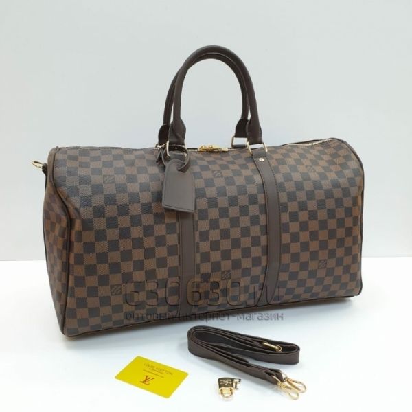 Сумка дорожная Канва + Эко кожа