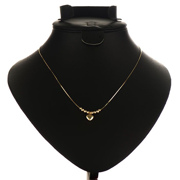 Цепочка с подвеской в форме сердца