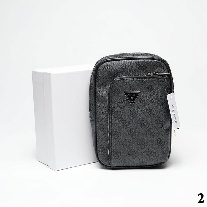 Сумка мужская "Gue*s" Эко кожа ЛЮКС (24/17см)