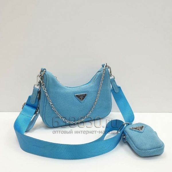 Сумка "Pr*da" Кожа Натуральная (лазерка)