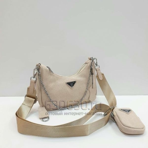 Сумка "Pr*da" Кожа Натуральная (лазерка)