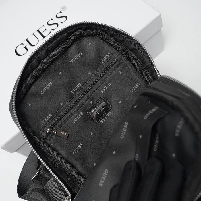 Сумка мужская "Gue*s" Эко кожа ЛЮКС (24/17см)