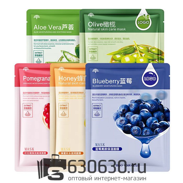 Тканевая маска для лица HCHANA 1шт. (в ассортименте)