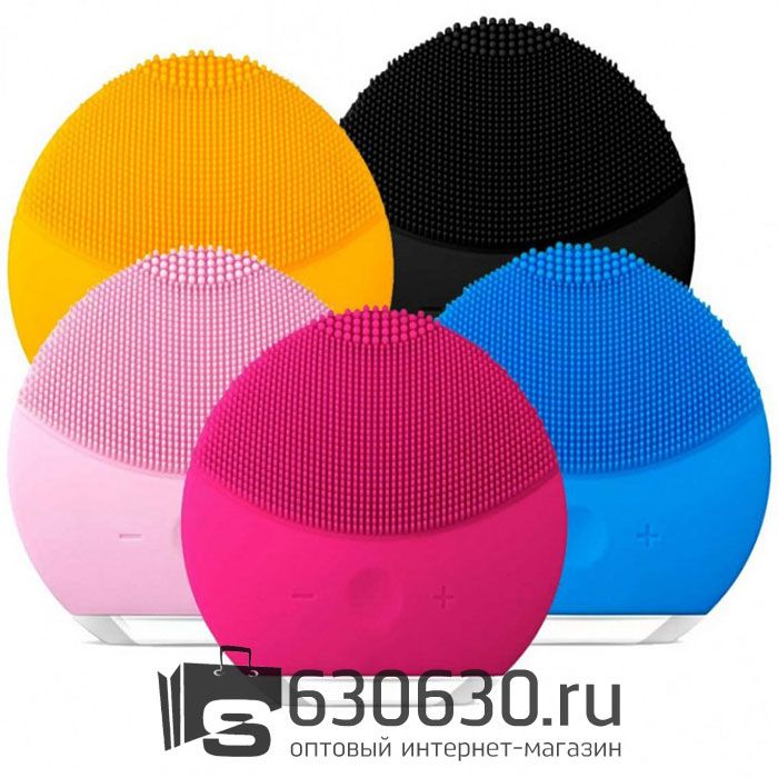 Силиконовая щетка-массажер для очистки лица Forever Luna (цвета в ассортименте) 1шт.