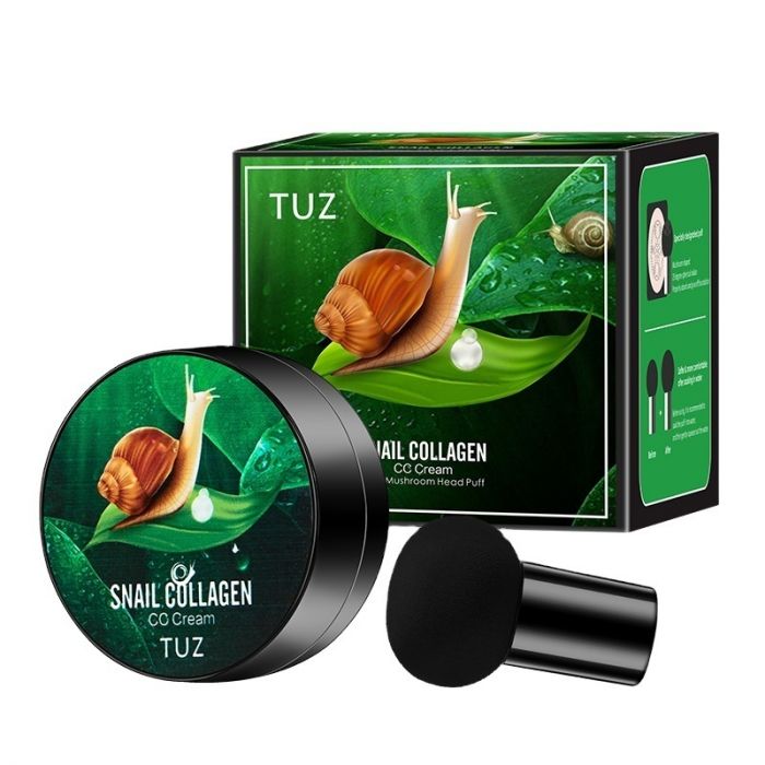Кушон для лица TUZ "Snail Collagen CC Cream" 15g