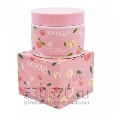 Пилинг для лица и тела Bioaqua Peach Fruit Acid Exfoliating с экстрактом персика 140гр